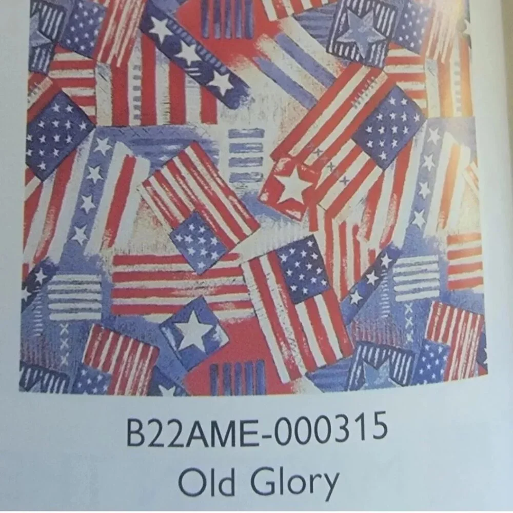 Set Of 2 Carolina Creative Bandanna Old Glory American Flag Patriotic 22